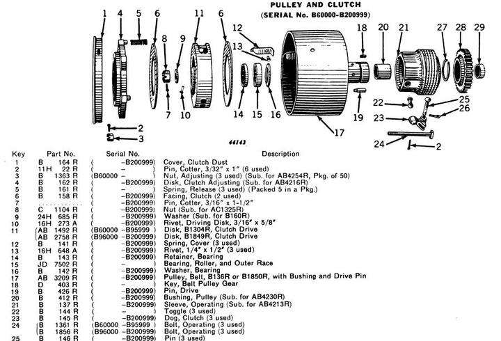 Need Help John Deere B Clutch | Yesterday's Tractors Forums