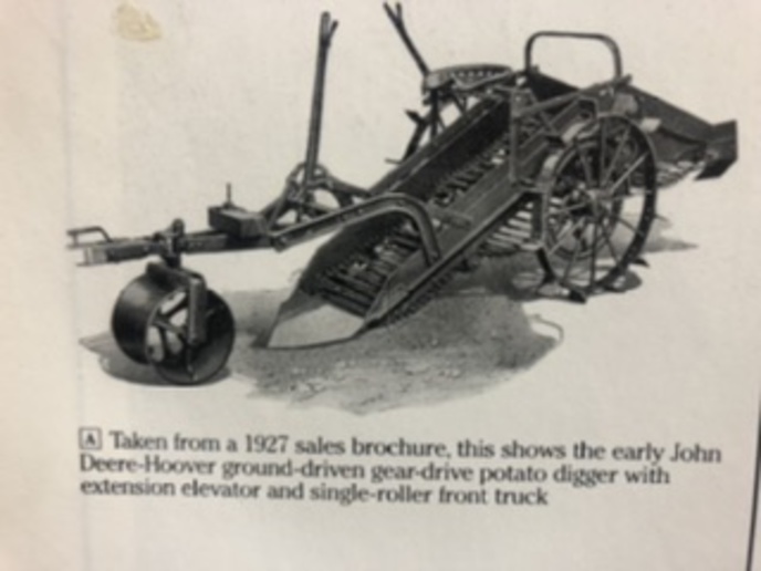 hoover horse drawn potato plow - Yesterday's Tractors