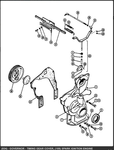 Case 530CK Hand throttle-carb linkage governor adjustmen | Yesterday's ...