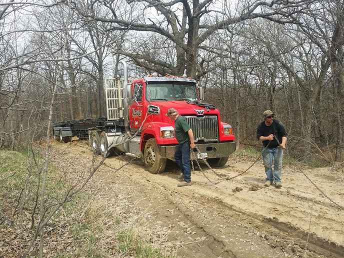 tractor bumpy road