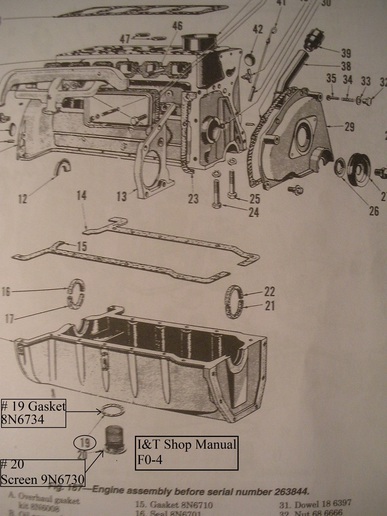 1950 ford 8n oil drain plug - Yesterday's Tractors