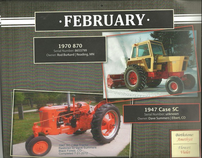 tractor calendar Yesterday #39 s Tractors
