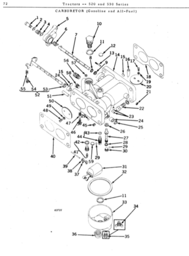 520 carb question - Yesterday's Tractors