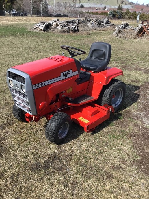 MF/Snapper 1650 mower - Yesterday's Tractors