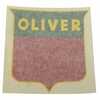 Oliver Super 55 Oliver Decal Set, Shield, 6 inch Red, Vinyl