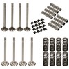 photo of Contains intake and exhaust valve, guides and springs. For tractor models 130, 140, 230, 240, 330, 340, 404, 2404 all with C135 engine and rotating exhaust valves.