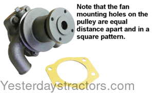 Massey Ferguson 253 Water Pump - With Pulley 3641823M91