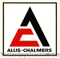 Allis Chalmers Steering Wheel Emblem Decal for Allis Chalmers D10 D12 D15 D17 D19 - R5167