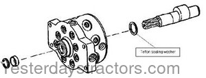 John Deere 2510 Hydraulic Pump Seal and O-Ring Kit RE29107